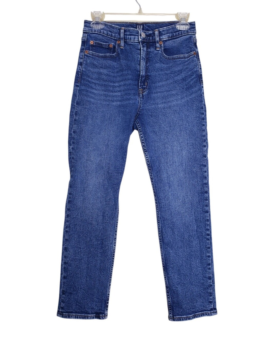 Gap Denim Cigarette High Rise Waist Jeans Women's Size 8/29 Petite Short